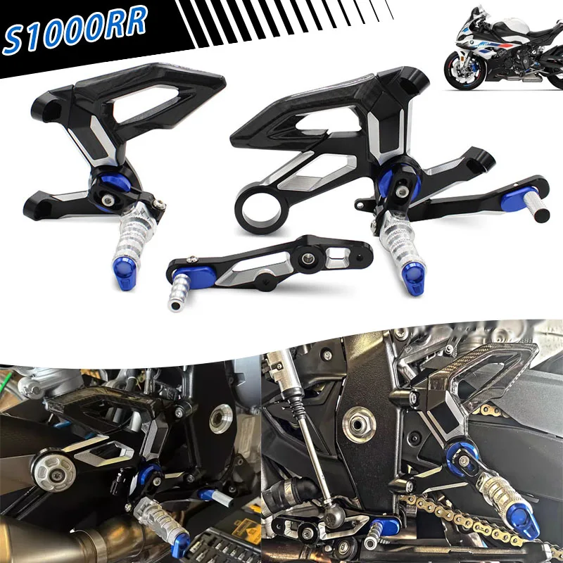 Fit For BMW S1000RR S1000R 2019-2024 Motorcycle Adjustable Folding Foot Pegs Rest Rearset Rear Set Footpeg Footrest
Fit For BMW S1000RR S1000R 2019-2024 Motorcycle Adjustable Folding Foot Pegs Rest Rearset Rear Set Footpeg Footrest