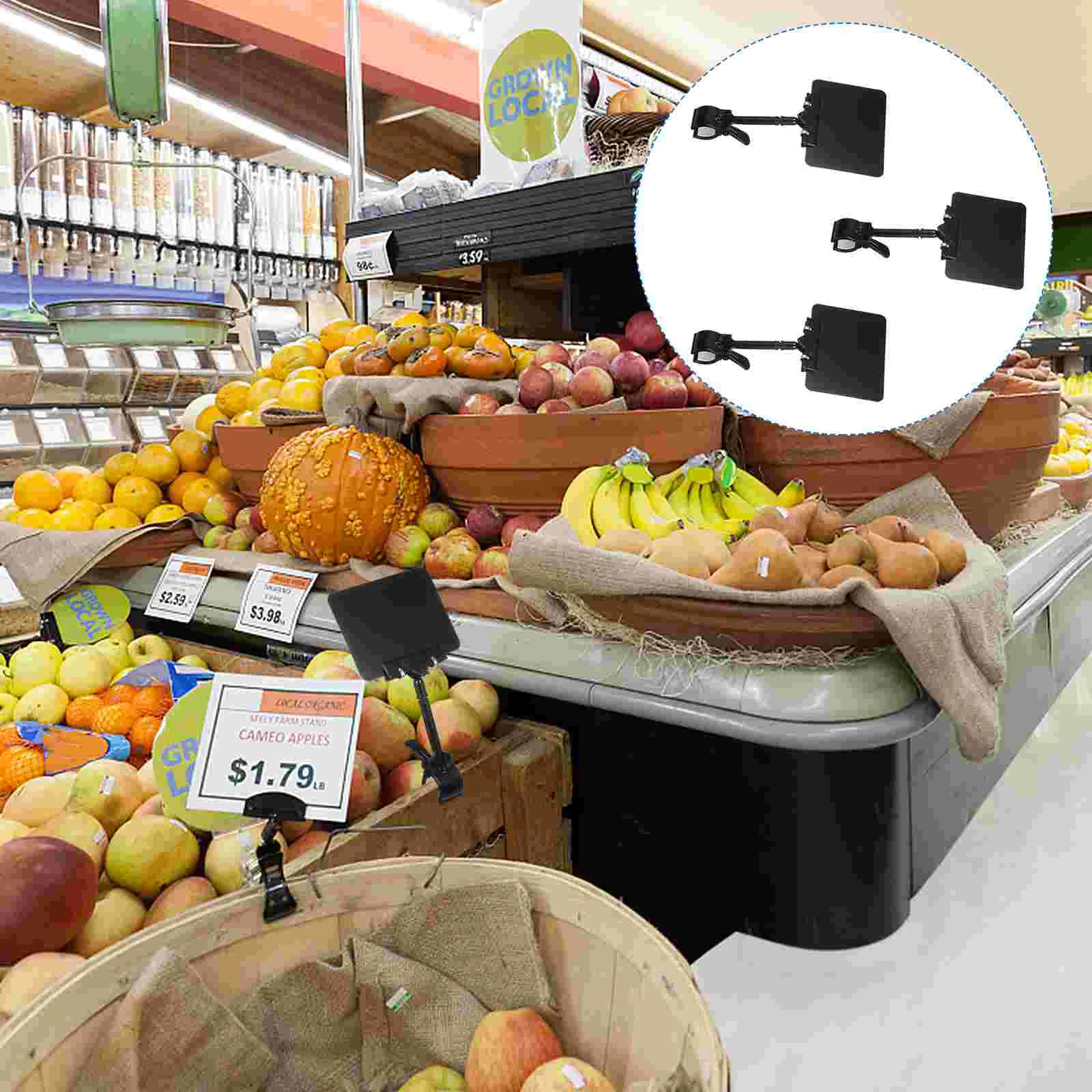 3 шт. этикетки для пищевых продуктов, стеллаж для рекламы в супермаркете, держатель с зажимом для вывесок
3 шт. этикетки для пищевых продуктов, стеллаж для рекламы в супермаркете, держатель с зажимом для вывесок