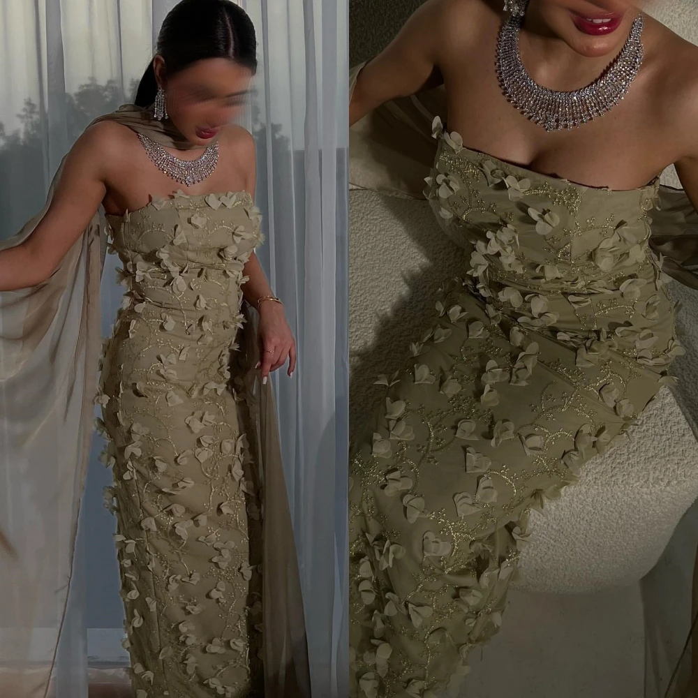 Prom Dresses High Quality Exquisite Strapless Mermaid Flower Lace Formal Occasion Gown vestido de casamento 2023 luxury dress
Prom Dresses High Quality Exquisite Strapless Mermaid Flower Lace Formal Occasion Gown vestido de casamento 2023 luxury dress