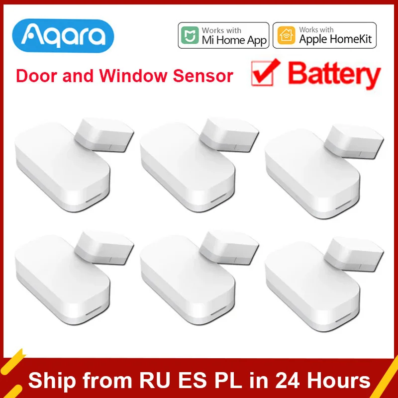Xiaomi Aqara Door Window Sensor Zigbee Wireless Connection Alarm Smart Mini Work With Mijia Gateway Mi Home HomeKit | Электроника