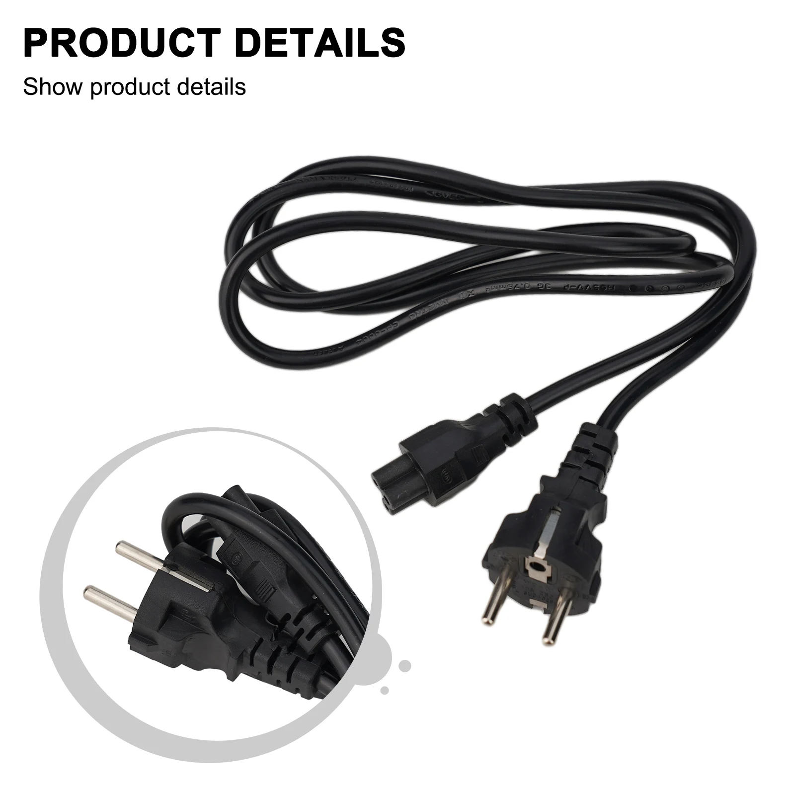Pulg EU Charging Cable Weight 140g Wire Accessories Core Input Current 10A Size 140cm Solid Voltage 250V Practical
Pulg EU Charging Cable Weight 140g Wire Accessories Core Input Current 10A Size 140cm Solid Voltage 250V Practical