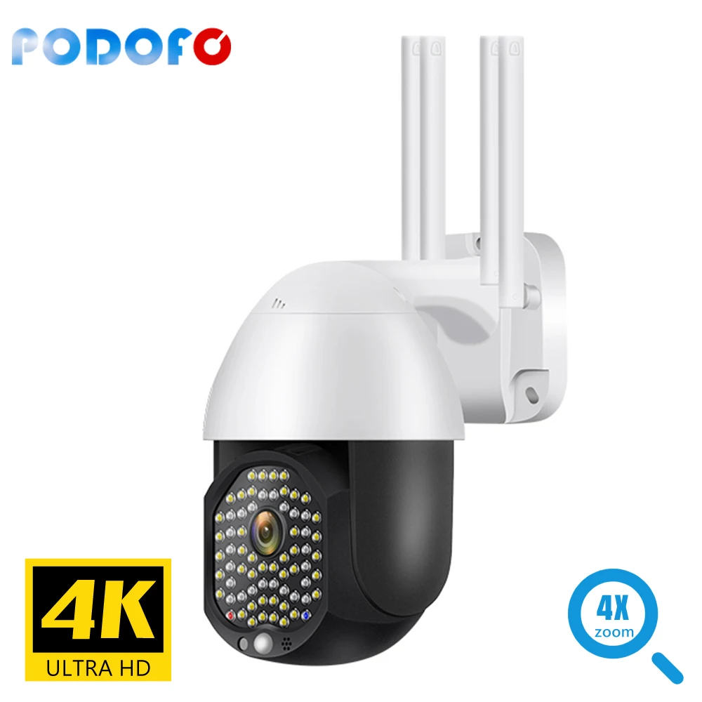 3MP 1080P PTZ Wifi IP Camera Outdoor 4X Digital Zoom AI Human Detect Wireless Camera P2P Audio Security 100m CCTV Camera
3MP 1080P PTZ Wifi IP Camera Outdoor 4X Digital Zoom AI Human Detect Wireless Camera P2P Audio Security 100m CCTV Camera