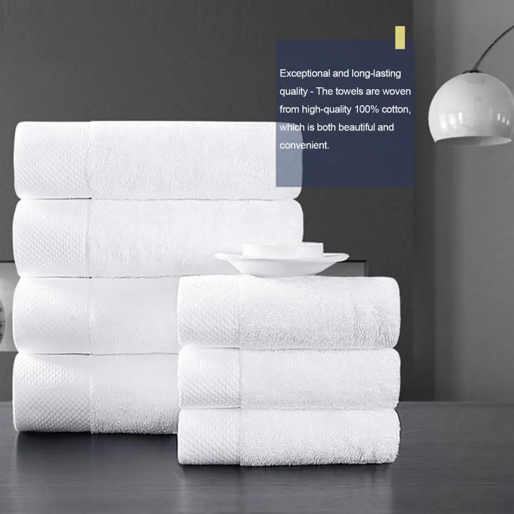 Gym Towel Luxurious Pure Cotton Hotel Towel for Home Spa Beauty Parlor Super Soft Thick Highly Absorbent White Bath Towel Plush
Gym Towel Luxurious Pure Cotton Hotel Towel for Home Spa Beauty Parlor Super Soft Thick Highly Absorbent White Bath Towel Plush