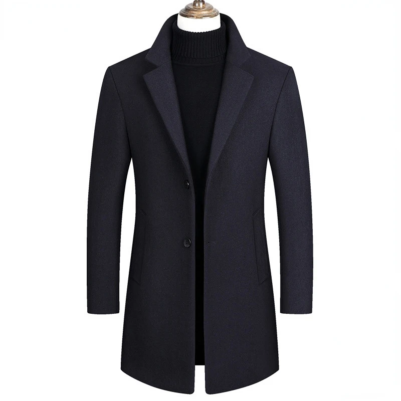 

MRMT 2024 Brand New Casual Wool Tweed Coat Men's Coat Trench Coat Men Coat Men's Wear Outer Wear Clothing Garment