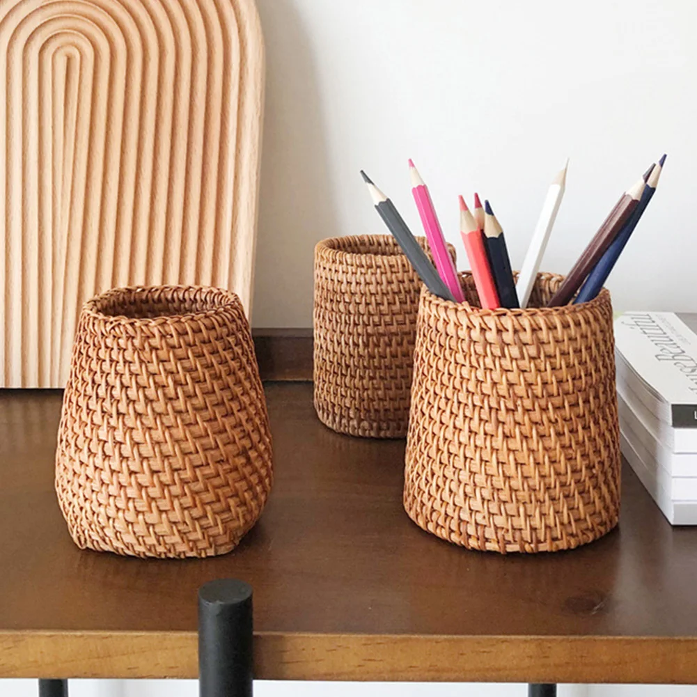 Pen Holder Ea Set Rattan Chopsticks Tube Shovel Spoons Bucket Dinner Knives Forks Tableware Storage Box For Office Home Decro
Pen Holder Ea Set Rattan Chopsticks Tube Shovel Spoons Bucket Dinner Knives Forks Tableware Storage Box For Office Home Decro