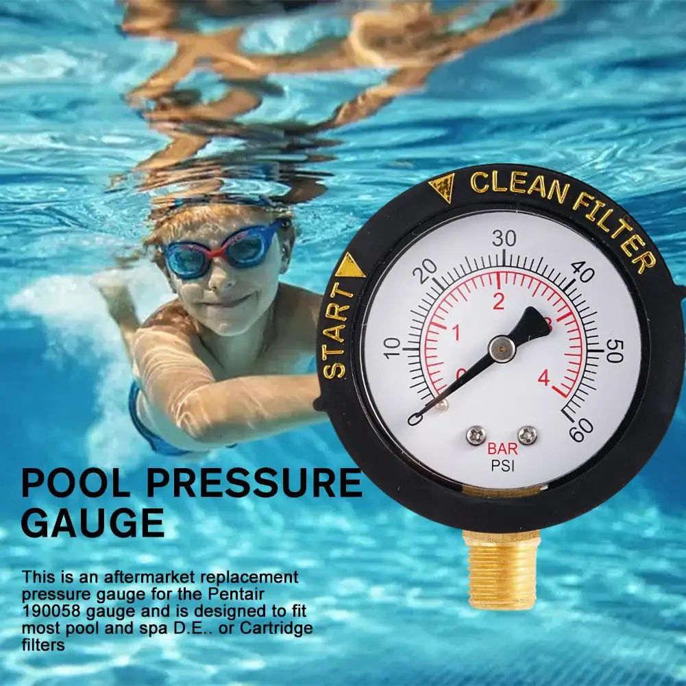 0-60 PSI Mini Pressure Gauge Pool Spa Filter Water Sand Pressure 0-60PSI ZG Cylinder Pressure Measuring Gauge NPT BSP X7Q1
0-60 PSI Mini Pressure Gauge Pool Spa Filter Water Sand Pressure 0-60PSI ZG Cylinder Pressure Measuring Gauge NPT BSP X7Q1