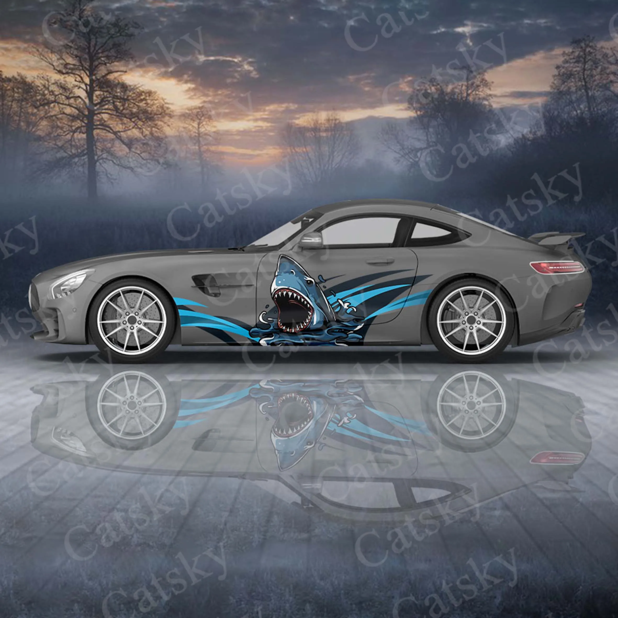 Ferocious Shark 2pcs/Set Car Sticker for Universal Large Car Sticker for Univers, Car Stickers on The Left and Right Sidesal
Ferocious Shark 2pcs/Set Car Sticker for Universal Large Car Sticker for Univers, Car Stickers on The Left and Right Sidesal