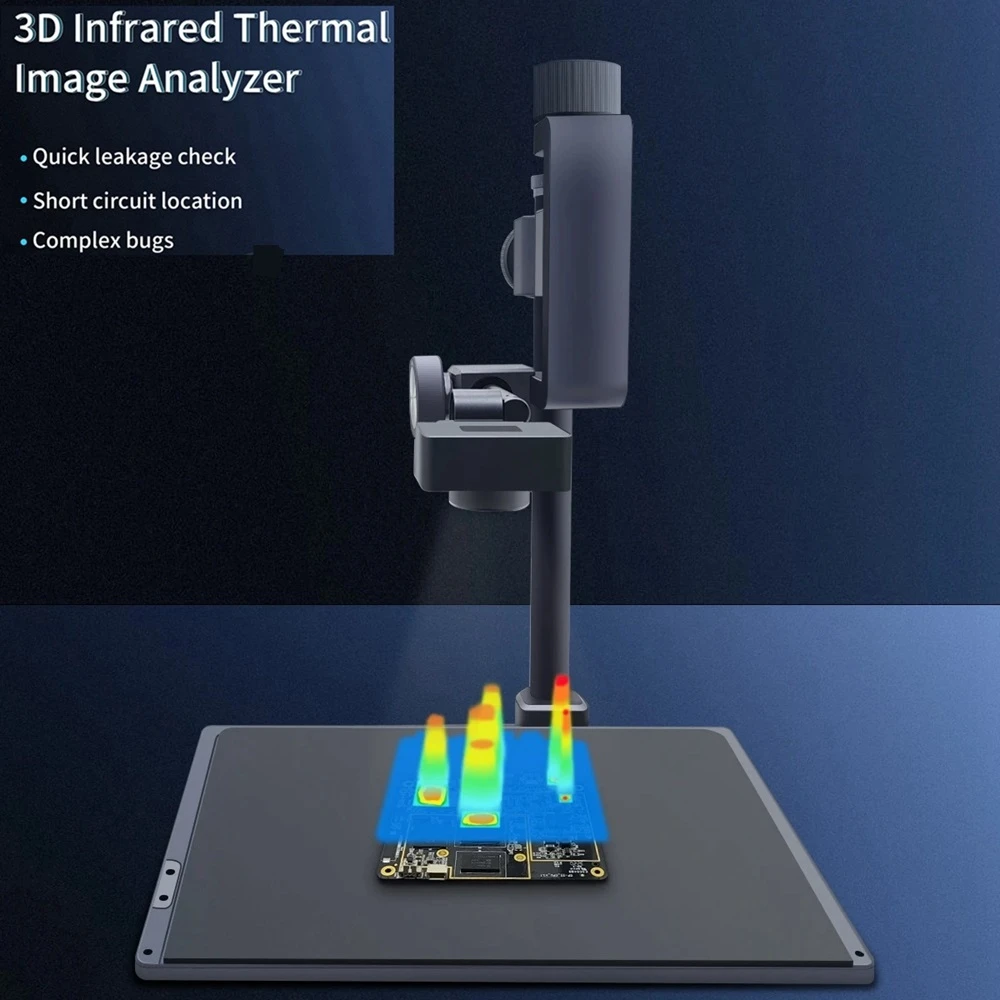 3d-анализатор тепловизионного изображения 256X192, проверка утечки печатных плат, проверка местоположения короткого замыкания, комплексные ошибки, ПК, ремонт телефона, тепловизор для камеры
3d-анализатор тепловизионного изображения 256X192, проверка утечки печатных плат, проверка местоположения короткого замыкания, комплексные ошибки, ПК, ремонт телефона, тепловизор для камеры