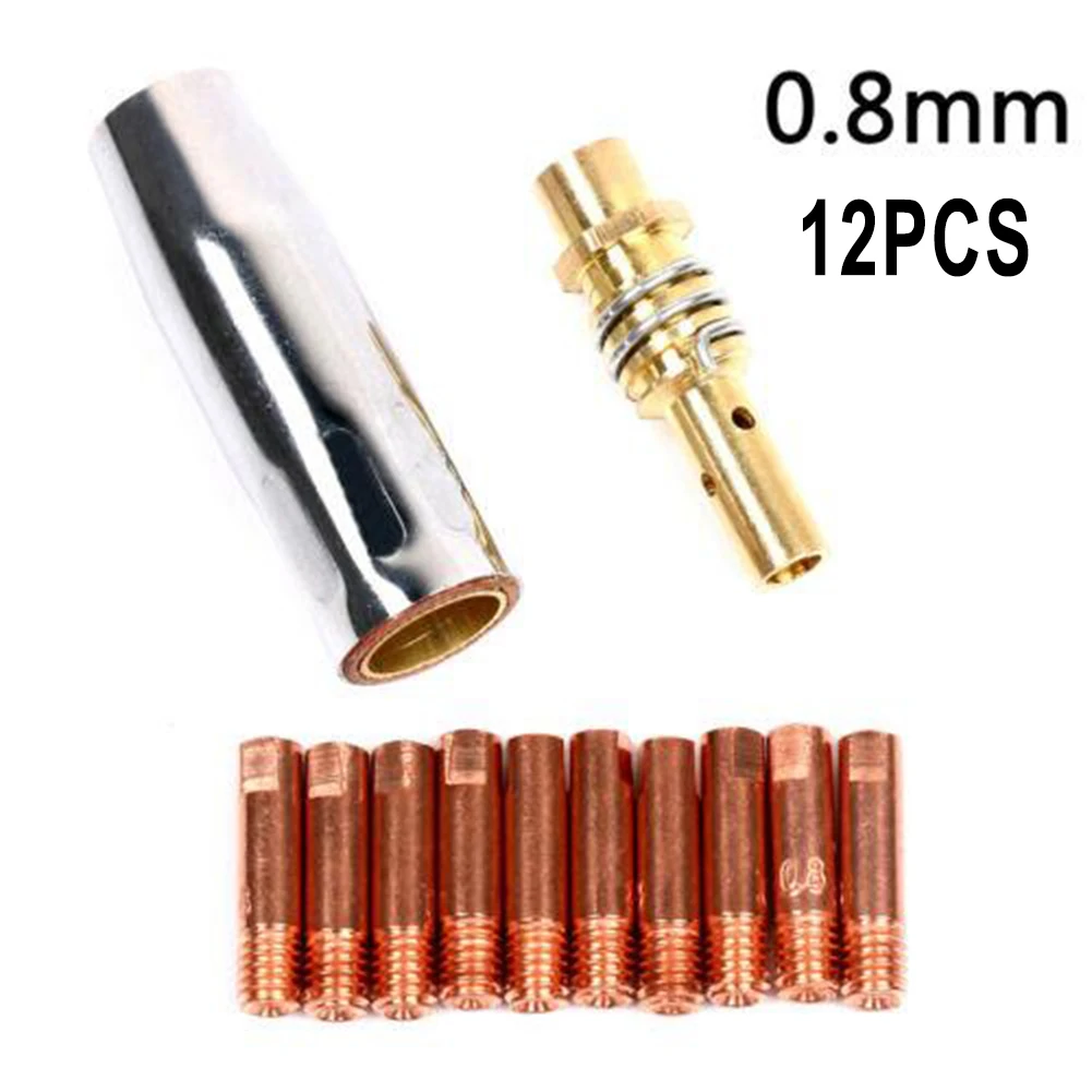 MB15 MIG Welding Nozzle M6 Tip Holder Kit Welding Contact Tip MIG Torch 0.6/0.8/1.0mm MIG Weldind Torches Tool
MB15 MIG Welding Nozzle M6 Tip Holder Kit Welding Contact Tip MIG Torch 0.6/0.8/1.0mm MIG Weldind Torches Tool