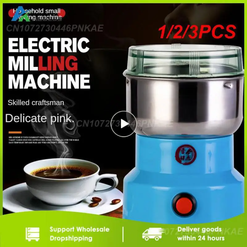 1/2/3PCS Electric Coffee Grinder Kitchen Cereal Nuts Beans Spices Grains Machine Mini Electric Food Chopper Processor Mixer
1/2/3PCS Electric Coffee Grinder Kitchen Cereal Nuts Beans Spices Grains Machine Mini Electric Food Chopper Processor Mixer