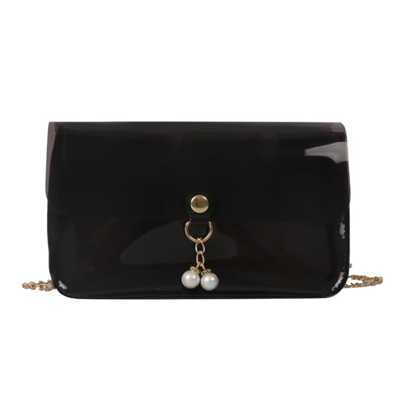 Fashionable Clear Shoulder Bag with Chain Strap Crossbody Bags Great for Festivals and Work 517D
Fashionable Clear Shoulder Bag with Chain Strap Crossbody Bags Great for Festivals and Work 517D