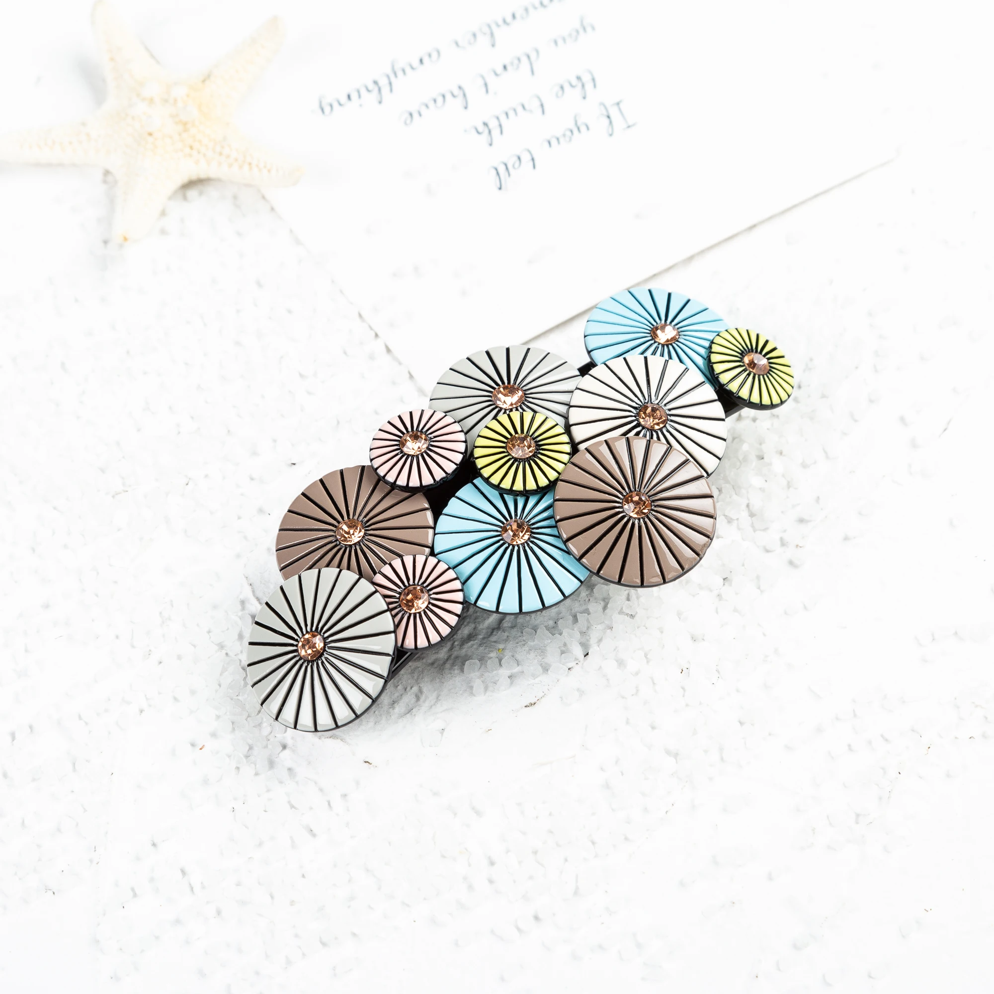 Prettyou Korean Style Spring Hair Barrettes Handmade Celluloid Acetate Clip Luxury Tortoise Shell Fashion Accessories
Prettyou Korean Style Spring Hair Barrettes Handmade Celluloid Acetate Clip Luxury Tortoise Shell Fashion Accessories