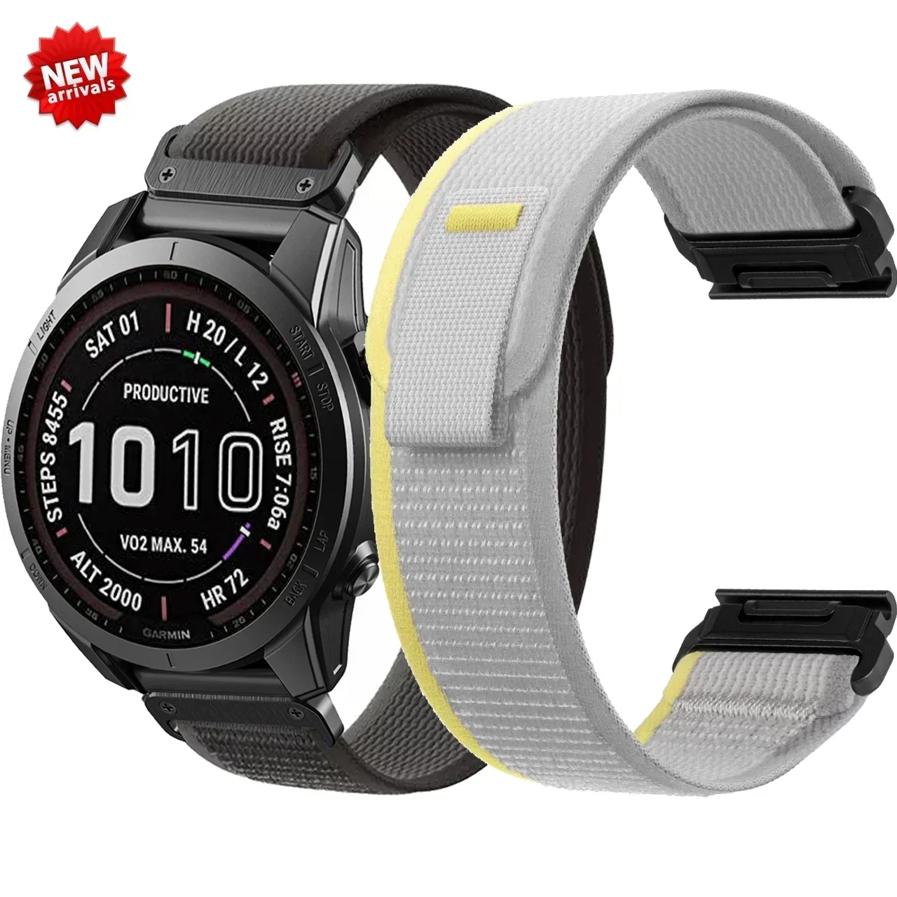 

26mm 22mm For Garmin Loop Nylon Strap Fenix 7 7X 6X 6 Pro 5 5X Plus 3 3HR 945 935 Epix Gen 2 Enduro Quickfit Bracelet Band