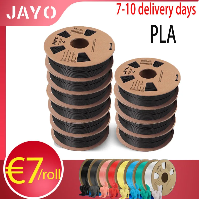 

Нить PLA JAYO 3d 1,75 мм для 3D-принтера, 1 кг/2 кг/5 кг/10 кг, отличная прочность 100%, без пузырей для 3D-принтера и ручки
