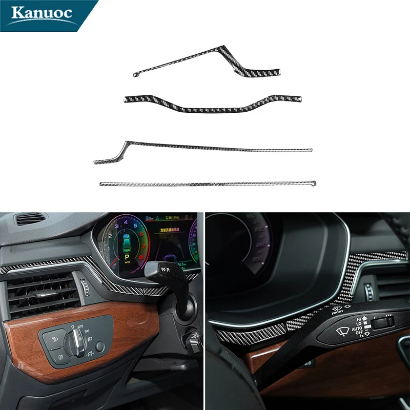 For Audi A4 B9 RS4 S4 2017 2018 2019 Carbon Fiber Dashboard Stickers Trim Strip Car Interior Decorative Accessories
For Audi A4 B9 RS4 S4 2017 2018 2019 Carbon Fiber Dashboard Stickers Trim Strip Car Interior Decorative Accessories
