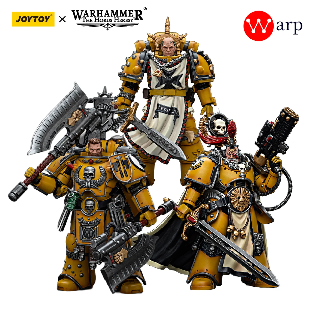 

JOYTOY Warhammer 40k 1/18 Action Figures Imperial Fists Fafnir Rann Legion Praetor Sigismund Anime Military Model Games Workshop