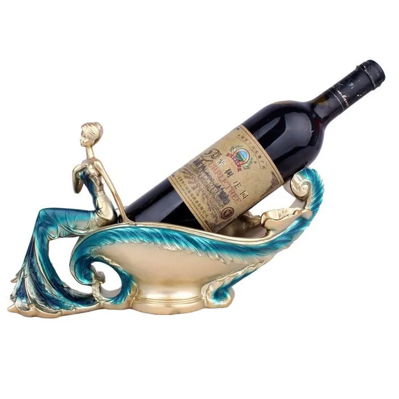 European Luxury Beauty Wine Rack Resin Crafts Sculpture Wine Holder Livingroom TV Cabinet Craft Home Furnishing Decoration
European Luxury Beauty Wine Rack Resin Crafts Sculpture Wine Holder Livingroom TV Cabinet Craft Home Furnishing Decoration