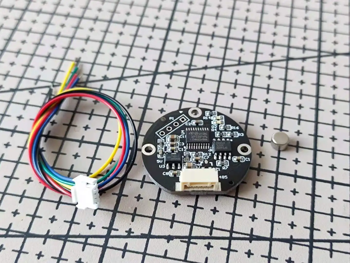 

Magnetic Encoder, Angle Sensor, MT6816, High Precision 14-bit, RS485, MODBUS Communication