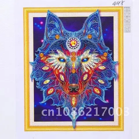 Special Shape Diamond Painting Cross Stitch Animal Handmade Gift Diamond Embroidery Wolf Partial Drill Kits Mosaic DIY AZQSD
Special Shape Diamond Painting Cross Stitch Animal Handmade Gift Diamond Embroidery Wolf Partial Drill Kits Mosaic DIY AZQSD