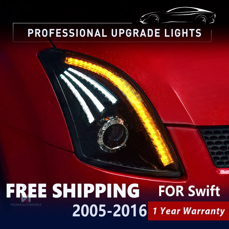 Автомобильная модель фары для Suzuki Swift фары 2005-2011 Swift светодиодный фары DRL сигнал Hid Биксеноновые автомобильные аксессуары
Автомобильная модель фары для Suzuki Swift фары 2005-2011 Swift светодиодный фары DRL сигнал Hid Биксеноновые автомобильные аксессуары