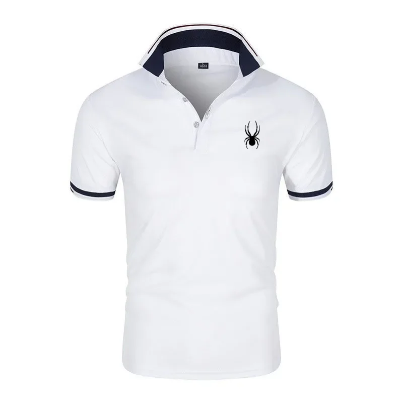 Men's short sleeved embroidered polo shirt, slim fit polo shirt, lapel, casual business fashion, summer new style
Men's short sleeved embroidered polo shirt, slim fit polo shirt, lapel, casual business fashion, summer new style