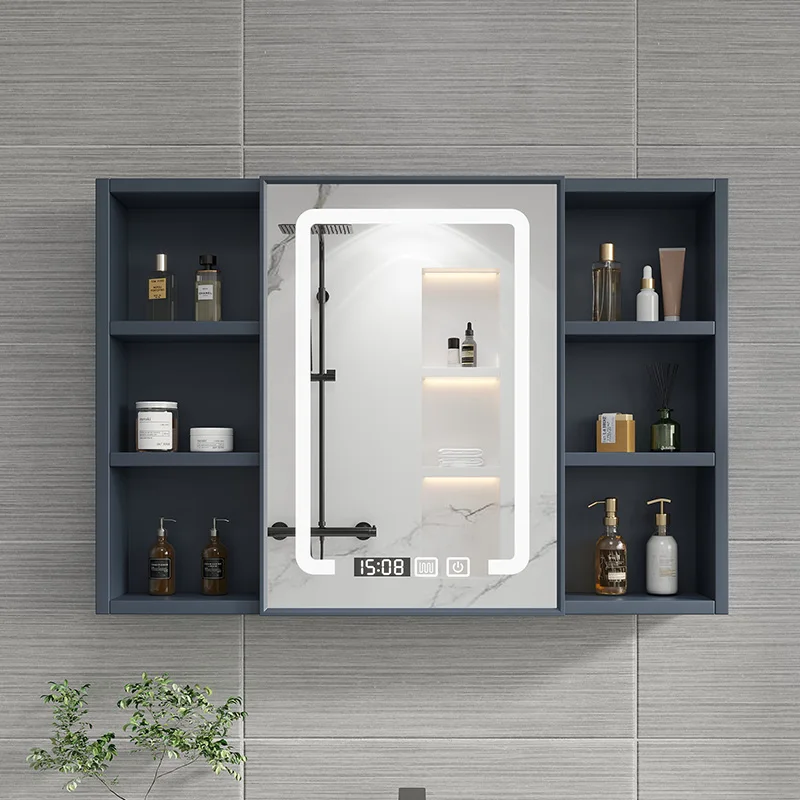 Mirror cabinet wall-mounted bathroom separate bathroom mirror storage integrated shelf toilet
Mirror cabinet wall-mounted bathroom separate bathroom mirror storage integrated shelf toilet