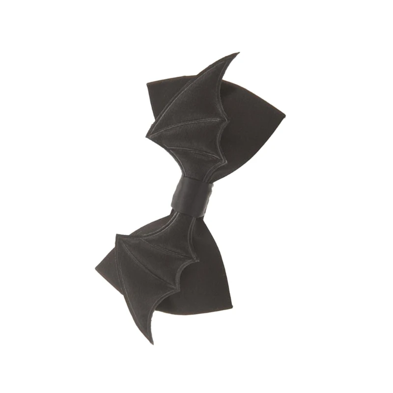 

Black Bat Wing Bowtie with Adjustable Strap for Halloween Party Cosplay Costume