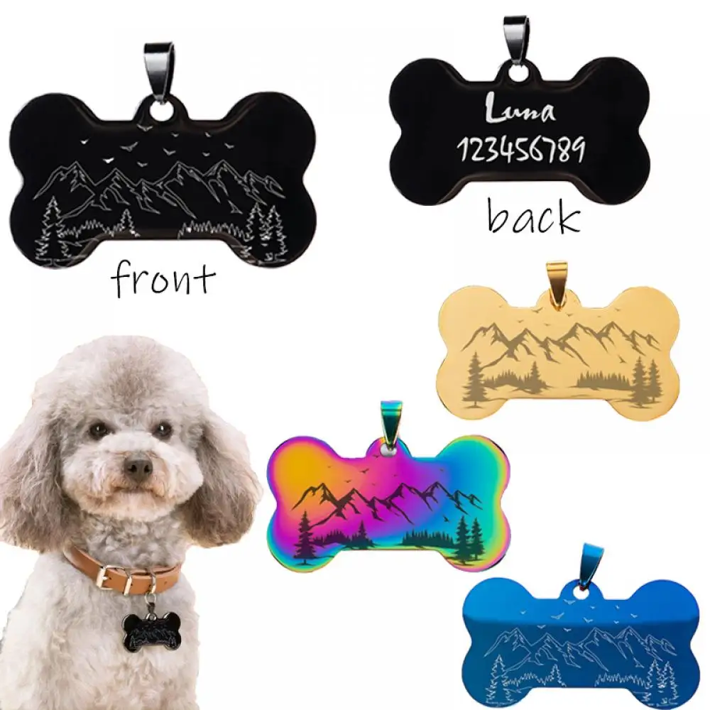 Personalized Dog Tag Custom Bone Tags Free Engraving Name for Dog Anti-lost Pet Name Tags for Small Large Dogs Pet Accessories
Personalized Dog Tag Custom Bone Tags Free Engraving Name for Dog Anti-lost Pet Name Tags for Small Large Dogs Pet Accessories