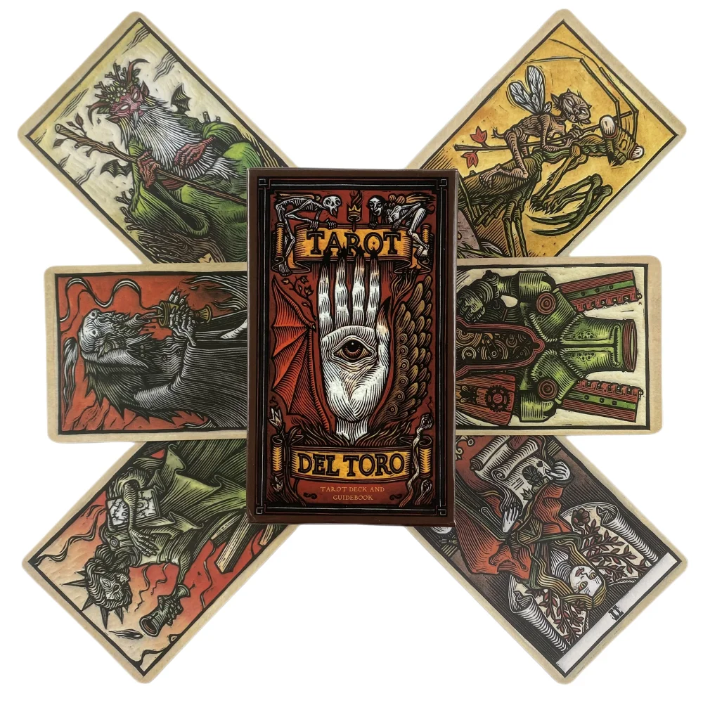 High Quality Del Toro Tarot Deck Cards Family Holiday Party Playing Oracle Visions Board Games
High Quality Del Toro Tarot Deck Cards Family Holiday Party Playing Oracle Visions Board Games