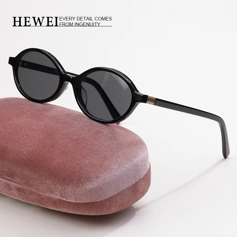 

Fashion Acetate Men Vintage Sunglasses Luxury Brand Oval Woman UV400 Sunglasses High Quality Outdoor Vacation Glasses