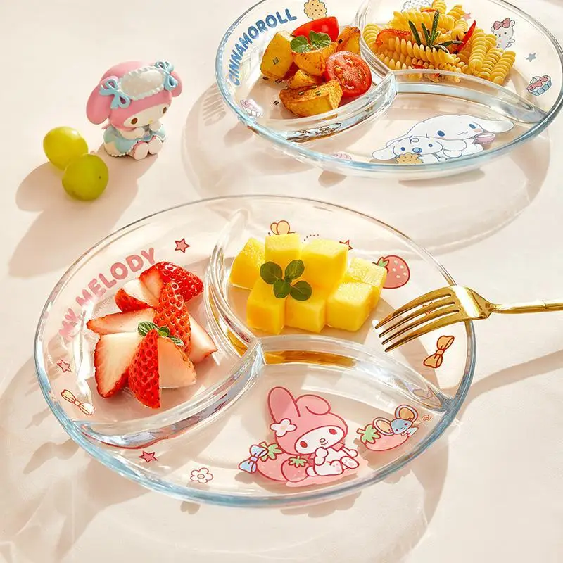 Sanrio Hello Kitty New Glass Dinner Plate Fruit Salad Plate My Melody Home Kitchen Baking Tray Tableware 3 Compartment Food Tray
Sanrio Hello Kitty New Glass Dinner Plate Fruit Salad Plate My Melody Home Kitchen Baking Tray Tableware 3 Compartment Food Tray