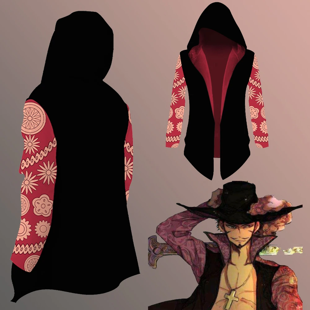 Men Dracule Mihawk Cosplay Coat Anime One Cos Piece Fantasy Windbreak Costume Hoodies Adult Halloween Carnival Roleplay Suit
Men Dracule Mihawk Cosplay Coat Anime One Cos Piece Fantasy Windbreak Costume Hoodies Adult Halloween Carnival Roleplay Suit