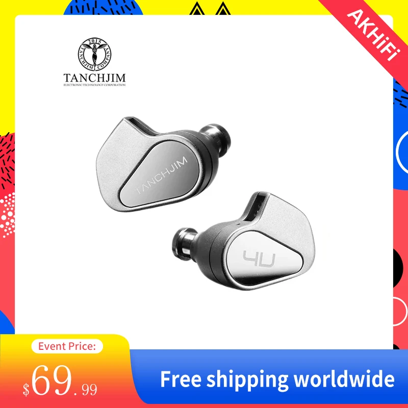 Наушники-вкладыши TANCHJIM 4U, двойные динамические наушники-вкладыши с кабелем 3,5 мм и 4 поворотными ножками 
Наушники-вкладыши TANCHJIM 4U, двойные динамические наушники-вкладыши с кабелем 3,5 мм и 4 поворотными ножками