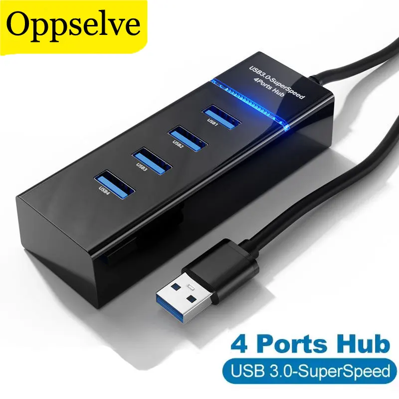 High Speed USB 3.0 2.0 HUB Multiple Splitter Converter 4 Ports USB Adapter Expander Cable For Desktop PC Laptop Notebook MacBook
High Speed USB 3.0 2.0 HUB Multiple Splitter Converter 4 Ports USB Adapter Expander Cable For Desktop PC Laptop Notebook MacBook