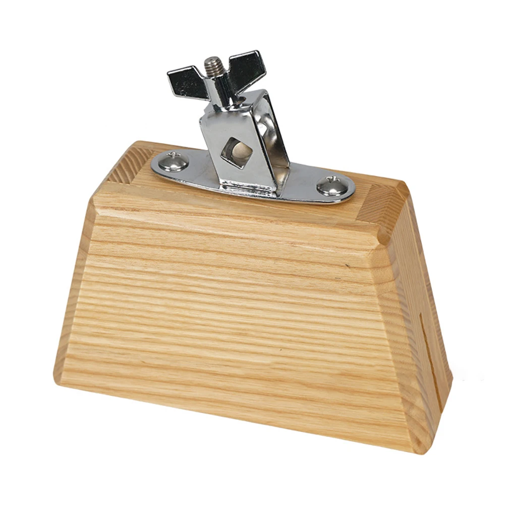 Wooden Cowbell Sound Knocker Sustainable Construction Sturdy Metal Bracket Adjustable Angle Enhances Drum Kit Sound
Wooden Cowbell Sound Knocker Sustainable Construction Sturdy Metal Bracket Adjustable Angle Enhances Drum Kit Sound