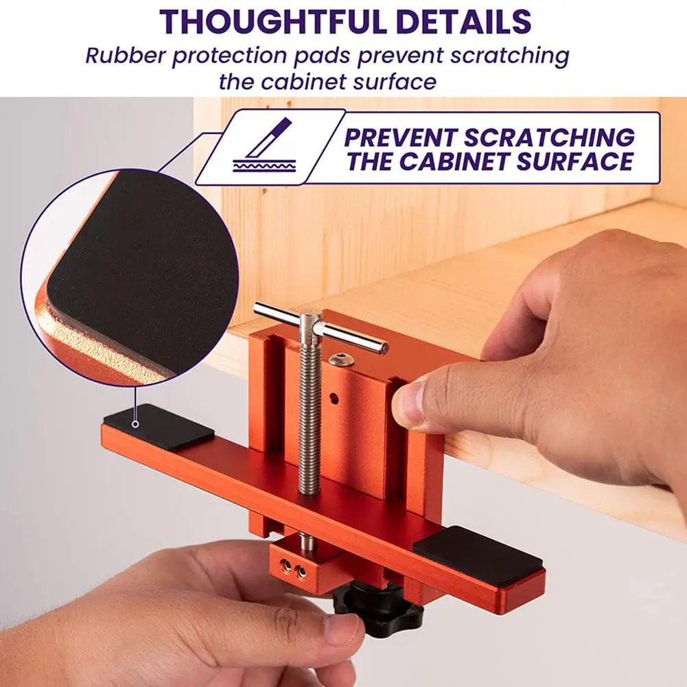 Cabinet Door Mounting Jig, Support Arm And Clamp Integrated, Aluminum Alloy Body Heavy Duty Tool For Cabinets With Face Fra K3a7
Cabinet Door Mounting Jig, Support Arm And Clamp Integrated, Aluminum Alloy Body Heavy Duty Tool For Cabinets With Face Fra K3a7