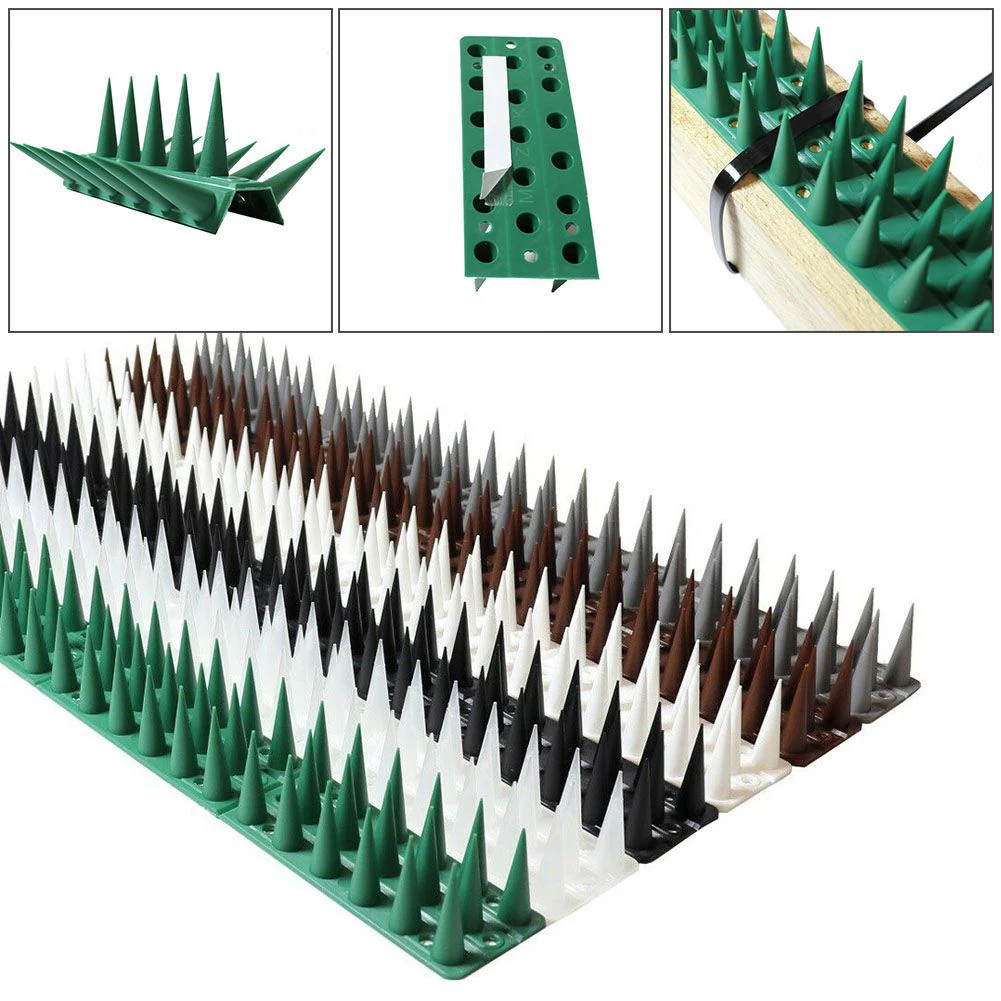 Fence Wall Spikes Deterrent Spike Barrier Garden Security Intruder Anti Cat Climb Bird For Railing Roof 45x4.5x3.7cm Plastic
Fence Wall Spikes Deterrent Spike Barrier Garden Security Intruder Anti Cat Climb Bird For Railing Roof 45x4.5x3.7cm Plastic