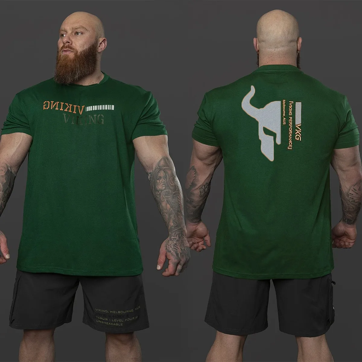 Fitness t-shirt men's round neck cotton loose large version running sports five-quarter sleeves American training short sleeves
Fitness t-shirt men's round neck cotton loose large version running sports five-quarter sleeves American training short sleeves