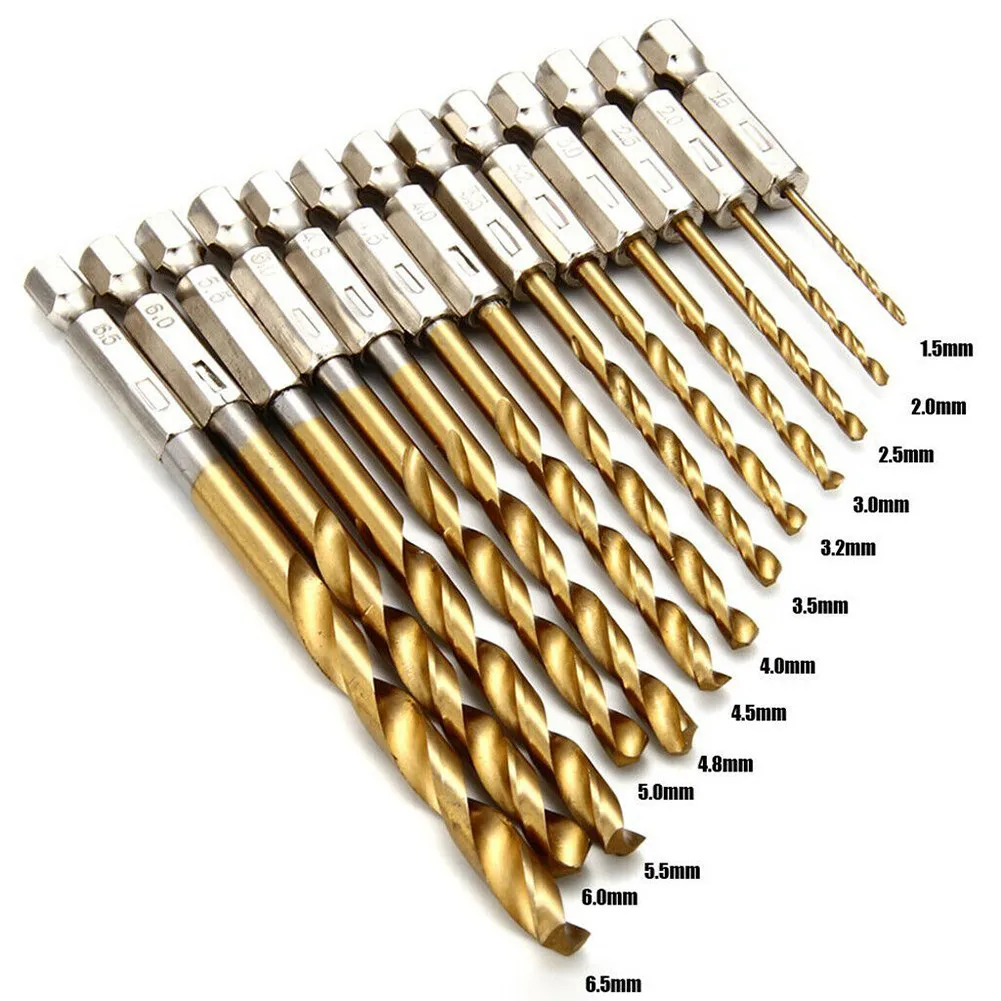 13 PCS Cobalt T Wist Drill Bit Set Of Drills For Metal Hole Punch HSS Titanium Coated Hard Carbide Drilling Woodworking Tool Bit
13 PCS Cobalt T Wist Drill Bit Set Of Drills For Metal Hole Punch HSS Titanium Coated Hard Carbide Drilling Woodworking Tool Bit