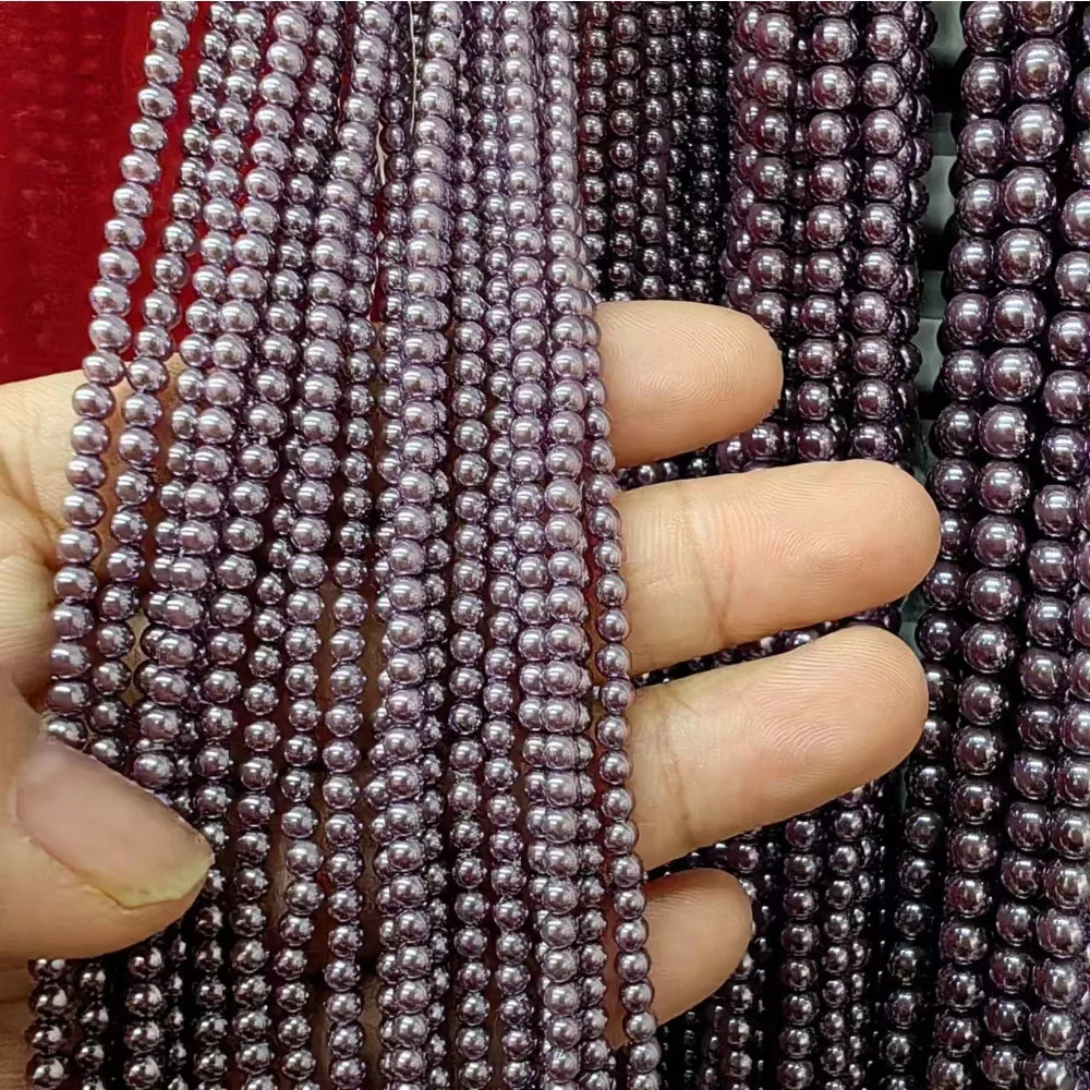 

Charms Purple South Sea Shell Pearl Beads for Jewellery Making Diy Accessories Women Gift Necklace Bracelet Earring Wholesale