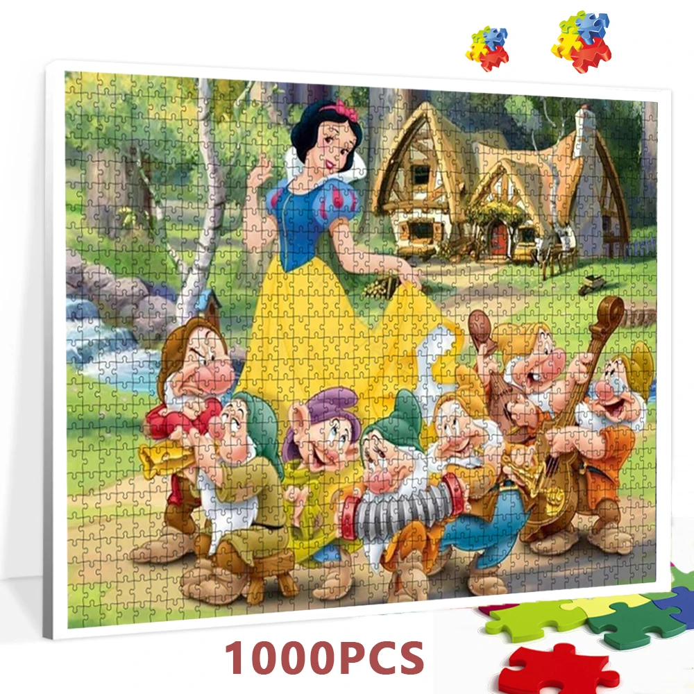 Disney Puzzles for Adults 1000 Pieces Paper Jigsaw Snow White and The Seven Dwarfs Puzzles Educational Diy Puzzle Game Toys Gift
Disney Puzzles for Adults 1000 Pieces Paper Jigsaw Snow White and The Seven Dwarfs Puzzles Educational Diy Puzzle Game Toys Gift