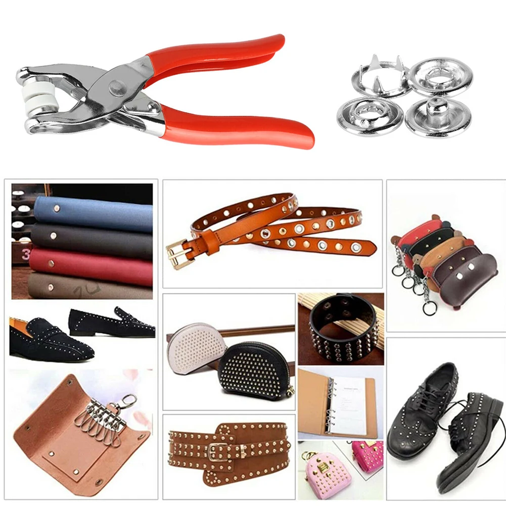 Eyelet Rivets Pliers Set New Clamp Clothes Claw Clasp Hands Five Claws Pressure Nailing Machine Press Snap Fastener Plier
Eyelet Rivets Pliers Set New Clamp Clothes Claw Clasp Hands Five Claws Pressure Nailing Machine Press Snap Fastener Plier