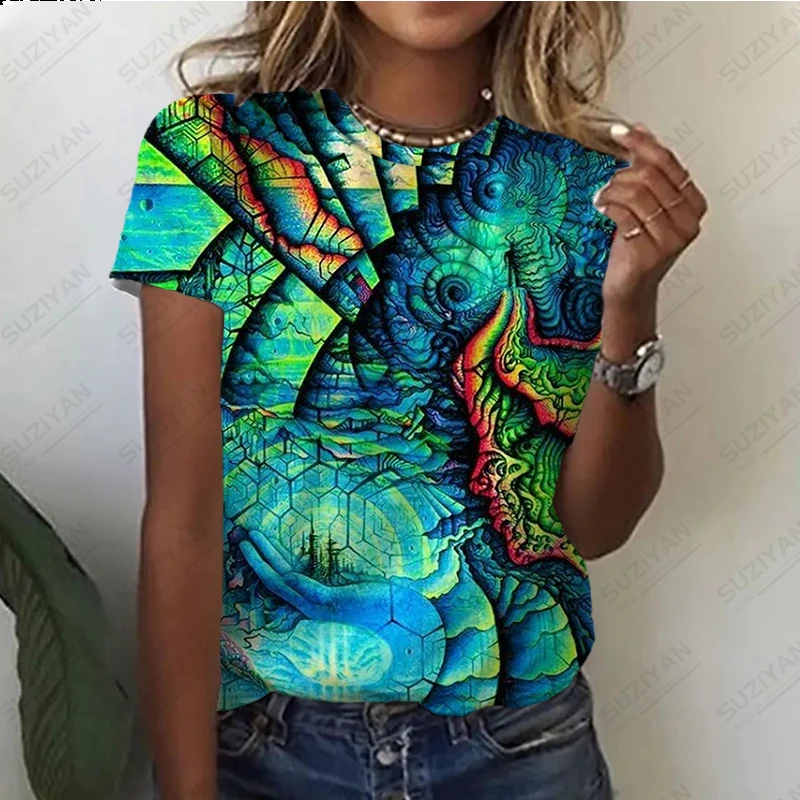 2023 New Summer T-shirt 3D Printed Short Sleeve Top Fashion Casual Harajuku Women's Y2k Girls' Round Neck Pullover Loose Top
2023 New Summer T-shirt 3D Printed Short Sleeve Top Fashion Casual Harajuku Women's Y2k Girls' Round Neck Pullover Loose Top