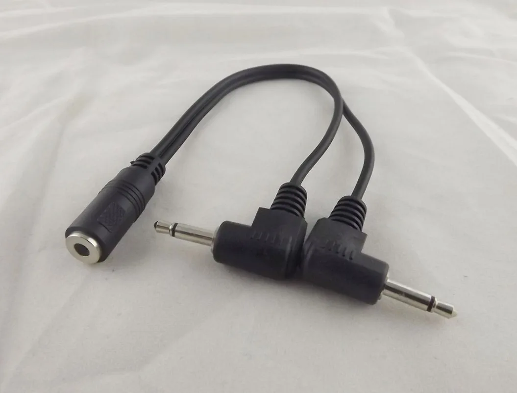 10pcs 3.5mm 1/8" Female To 2x 3.5mm Male Mono 90 Degree Angled Plug Splitter Cable 20cm
10pcs 3.5mm 1/8" Female To 2x 3.5mm Male Mono 90 Degree Angled Plug Splitter Cable 20cm