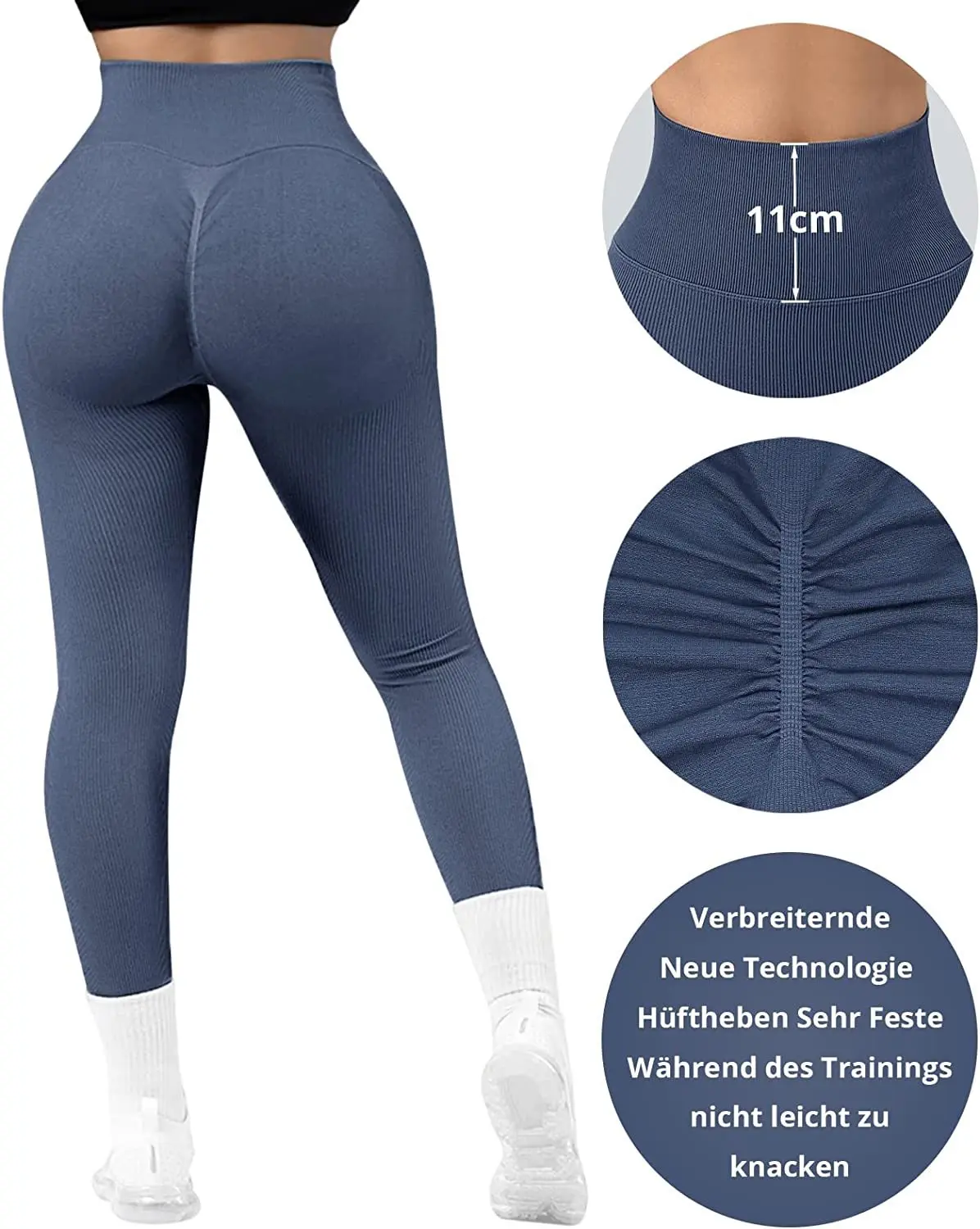 Fitness LuWomen's Ribbed Sportswear Sporty Leggings Woman for Gym Yoga Pants Wear Seamless High Waist Tights workout Trouser
Fitness LuWomen's Ribbed Sportswear Sporty Leggings Woman for Gym Yoga Pants Wear Seamless High Waist Tights workout Trouser