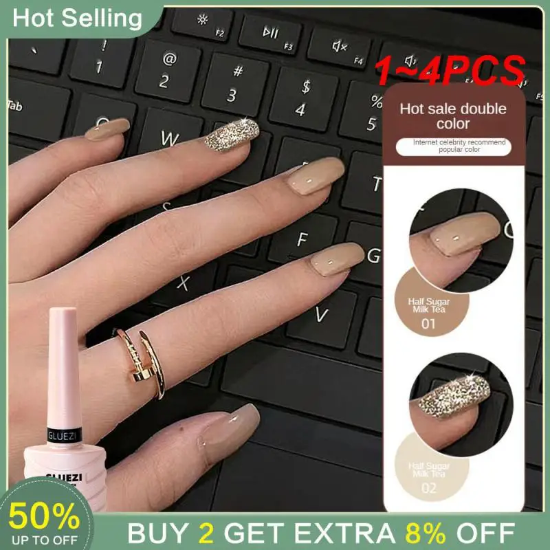 

1~4PCS Autumn And Winter Nail Glue Easy To Carry Convenient Nail Polish Nail Care Nail Gel Convenient And Practical Cozy Durable