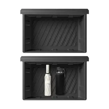 Mantenha seu Veículo Organizado com a Caixa de Armazenamento Multifuncional para Banco do Motorista 12 Car Under Seat Storage Box TPE Driver Passenger Front Under seat Organizer 2pcs Under Seats Storage Tray Car Accessories