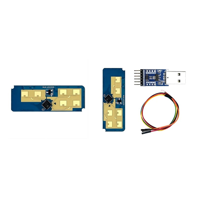 

24G HLK-LD2450 Millimeter Wave Human Movement Tracking Radar Sensor Module LD2450 Sensing Distance 8M Smart Home Durable