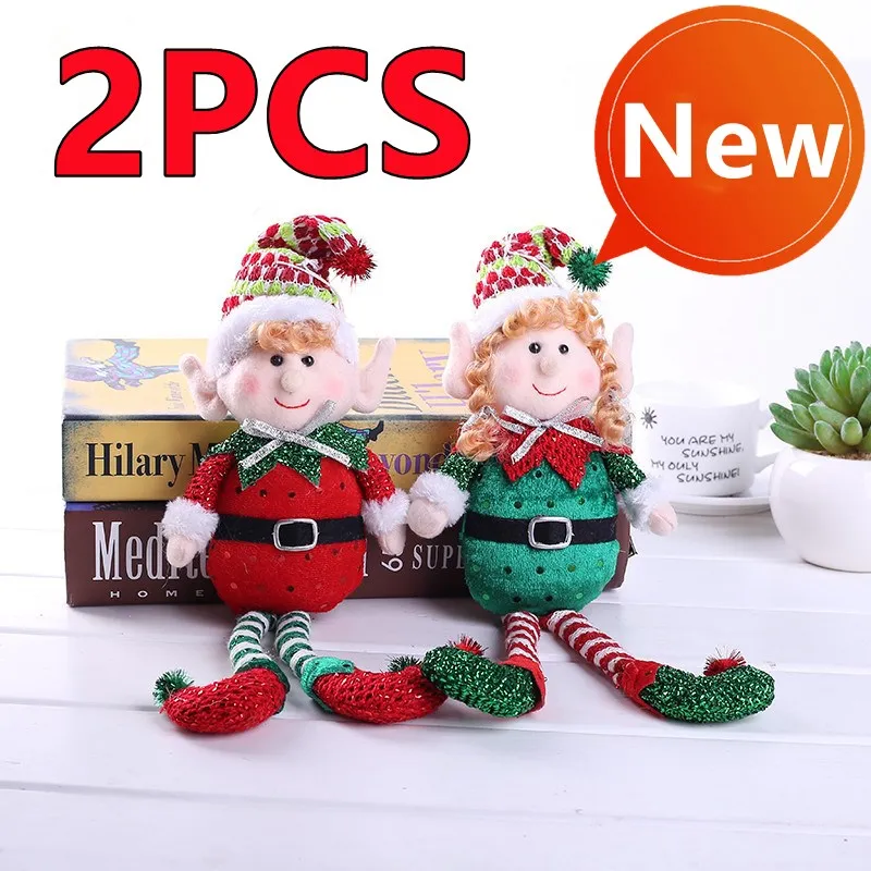 New 2/1Pc Red Green Christmas Decoration Plush Leg Elf Doll Ornaments Boys Girls Elves Toy Doll New Year Navidad Home Decoration
New 2/1Pc Red Green Christmas Decoration Plush Leg Elf Doll Ornaments Boys Girls Elves Toy Doll New Year Navidad Home Decoration