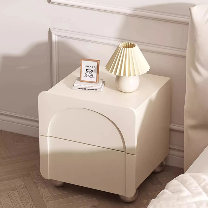 

Mobile Modern Nightstand Charging Mini Drawers Nordic Small Bedside Nightstand Acrylic Table De Chevet Chambre Bedroom Furniture